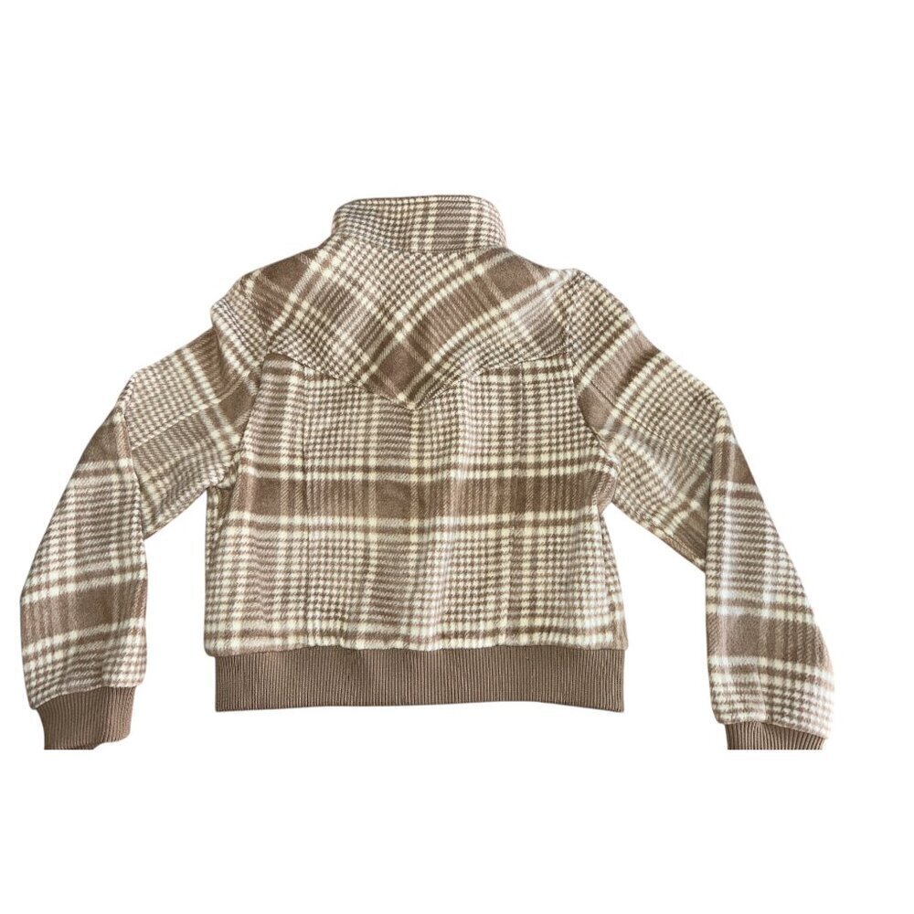 Bagatelle Collection New York Wool Plaid Bomber Jacket Size Medium - Picture 4 of 8